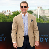 The Odyssey Photocall London Matt Damon Blazer