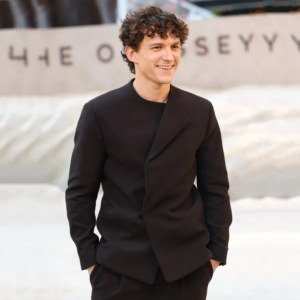 The Odyssey Premiere NYC Tom Holland Blazer