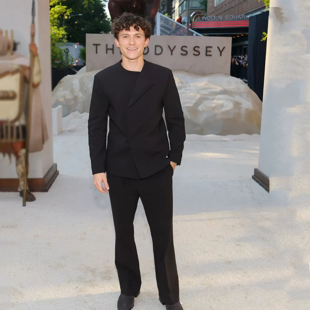 The Odyssey Premier NY 2026 Tom Holland Suit