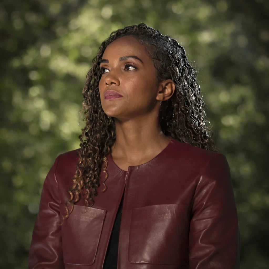 Nyla Harper The Rookie S08 Maroon Jacket