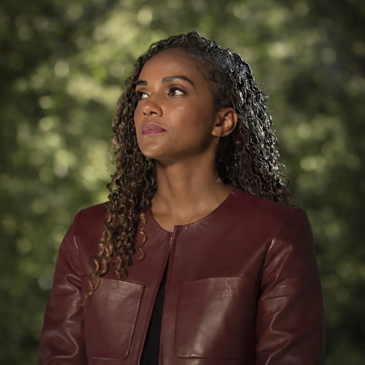Nyla Harper The Rookie S08 Maroon Jacket