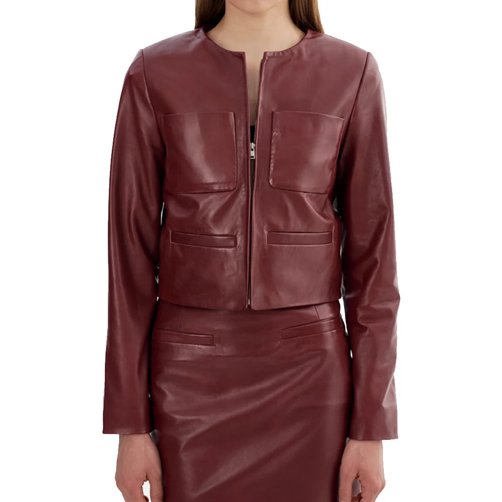 Nyla Harper The Rookie S08 Maroon Jacket