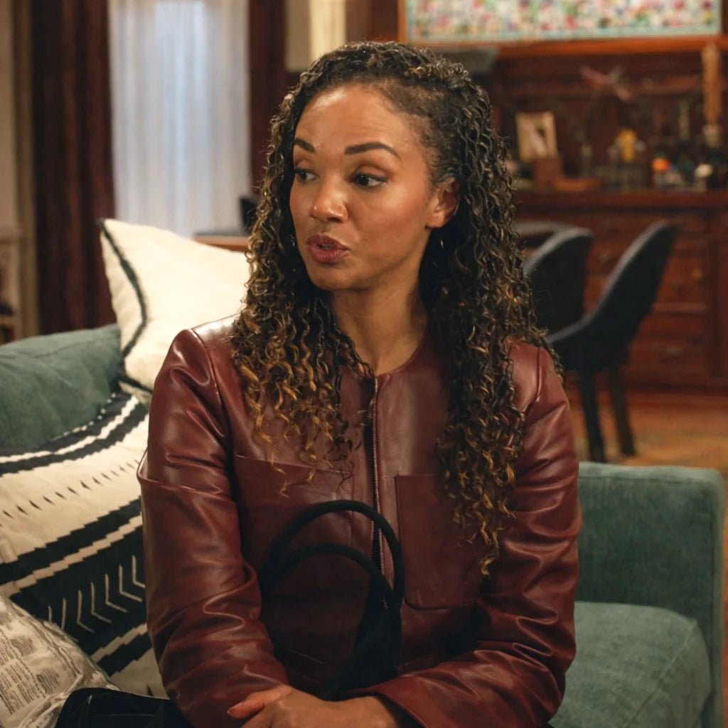 Nyla Harper The Rookie S08 Maroon Jacket
