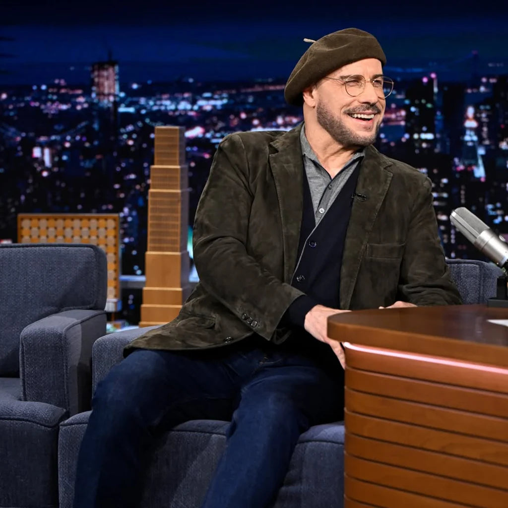 John Travolta The Tonight Show Season 13 Sude Blazer