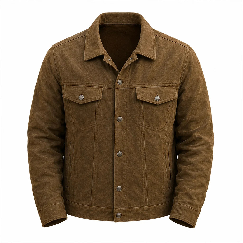 The Town That Takes 2026 Dean Richardson Suede Jacket