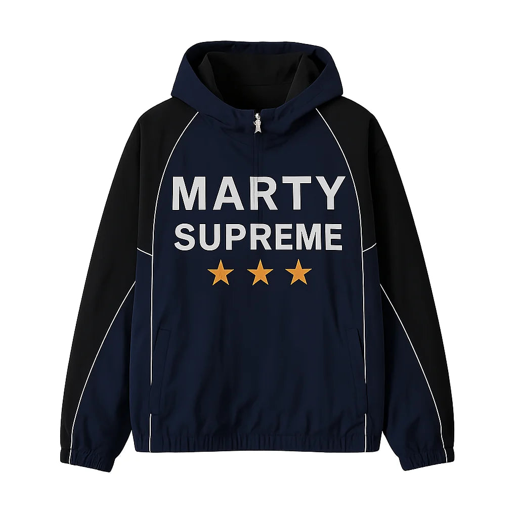 Timothee Chalamet Marty Supreme Blue Hoodie