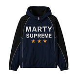 Timothee Chalamet Marty Supreme Blue Hoodie