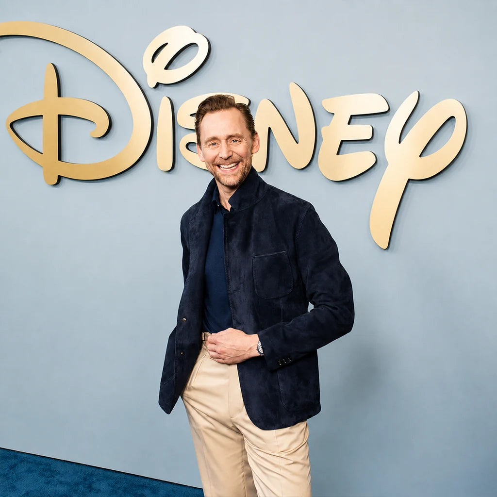 Upfront NY City Tom Hiddleston Black Blazer