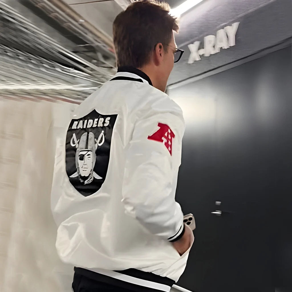 Tom Brady Raiders White Jacket