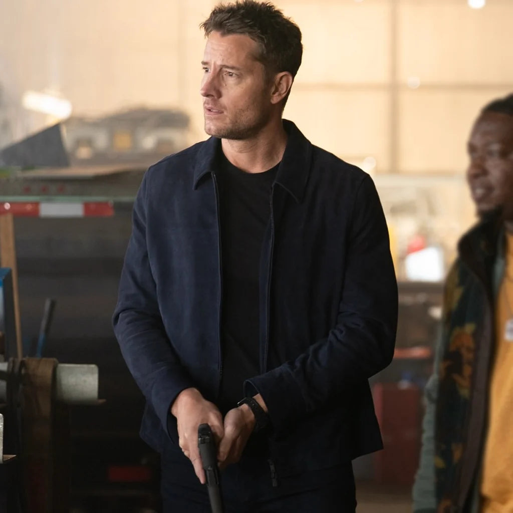 Tracker S03 Justin Hartley Blue Jacket