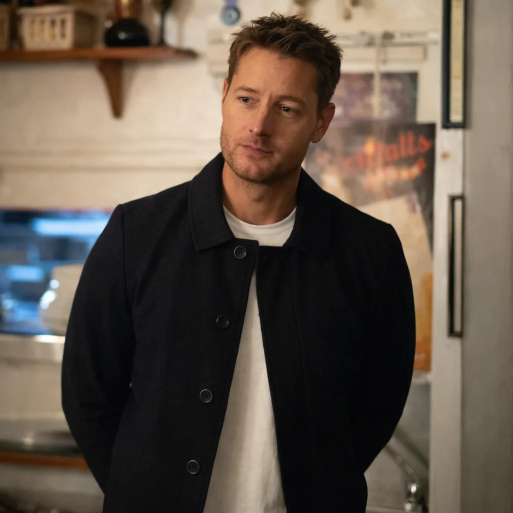 Tracker S03 Justin Hartley Black Coat