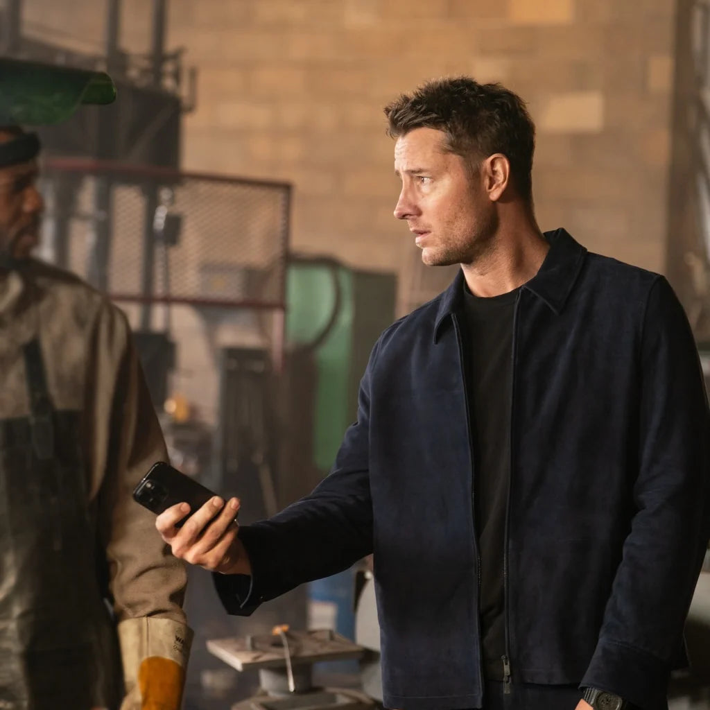 Tracker S03 Justin Hartley Blue Jacket