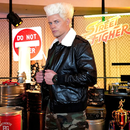 Trailer Party Street Fighter Cody Rhodes Black Jacket