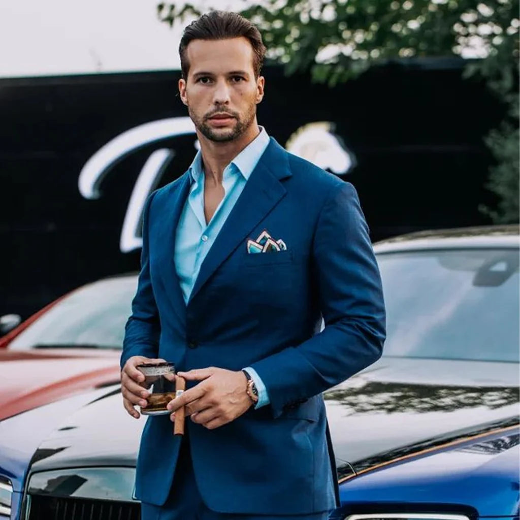 Tristan Tate 2026 Blue Suit