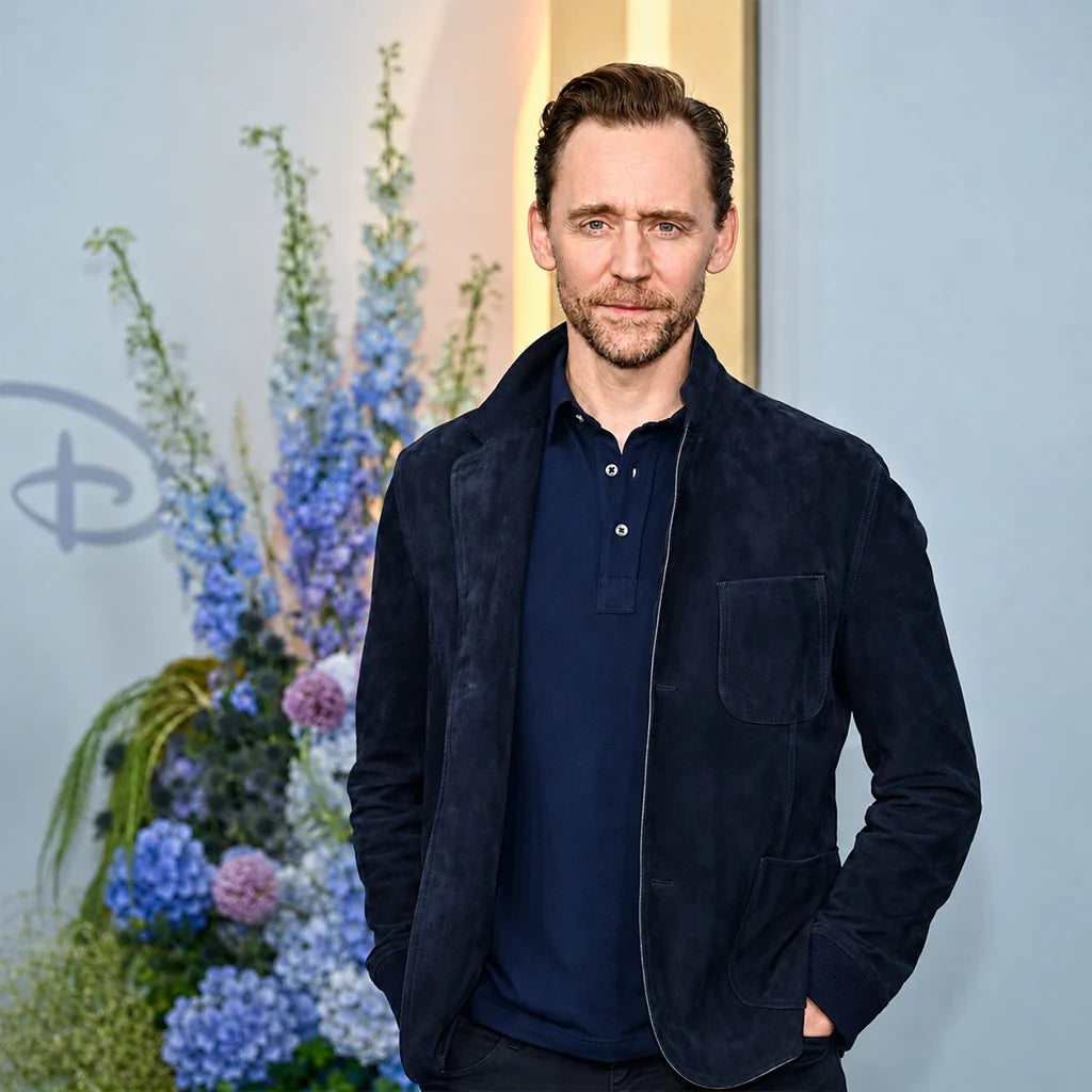 Upfront NY City Tom Hiddleston Black Blazer