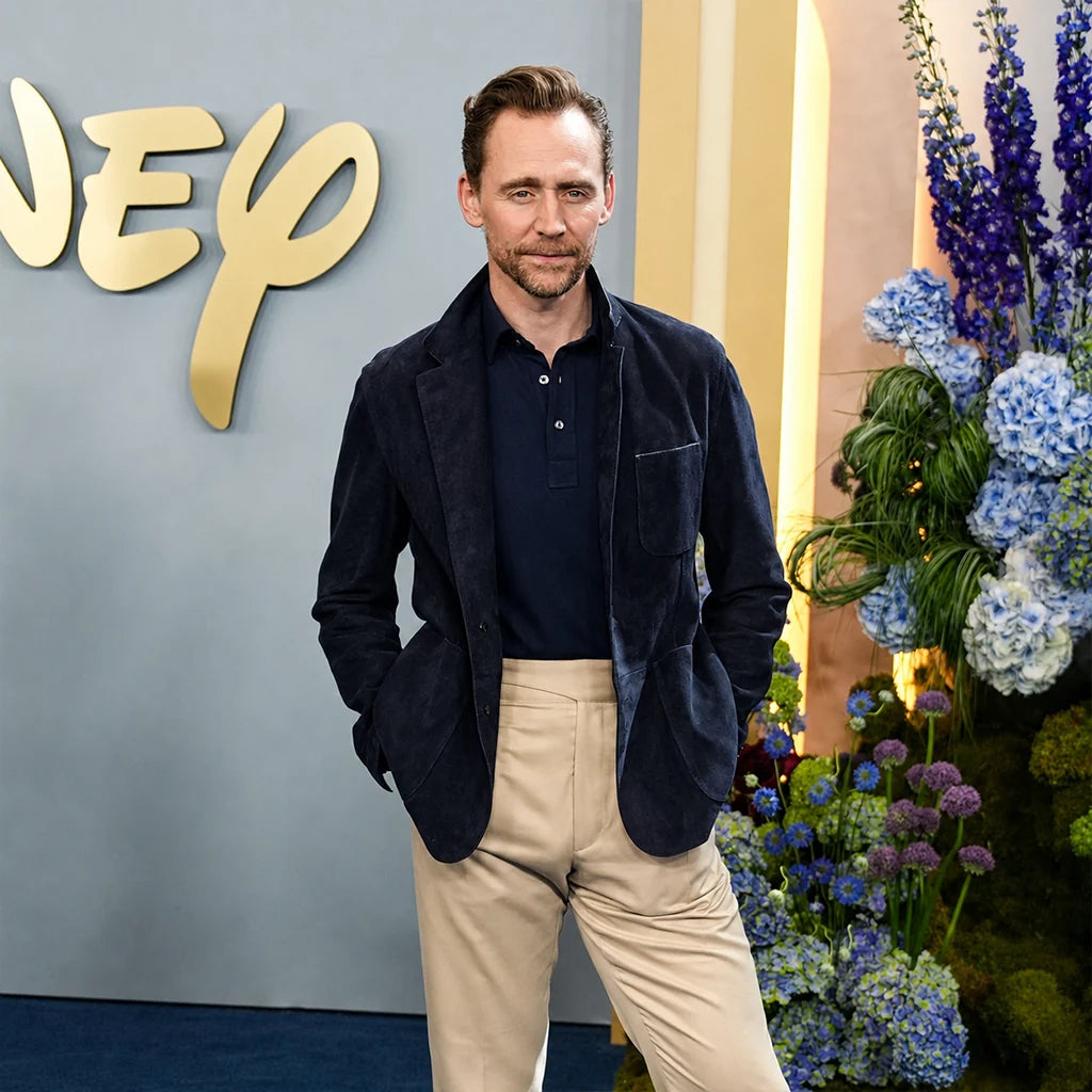 Upfront NY City Tom Hiddleston Black Blazer