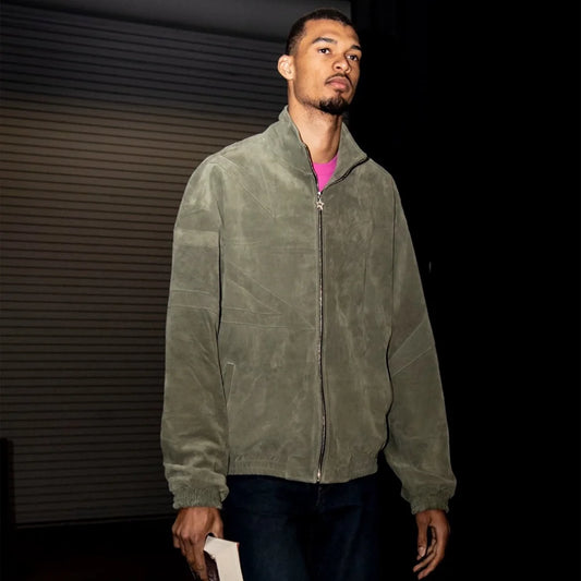 Tunnel Walk Victor Wembanyama Suede Jacket