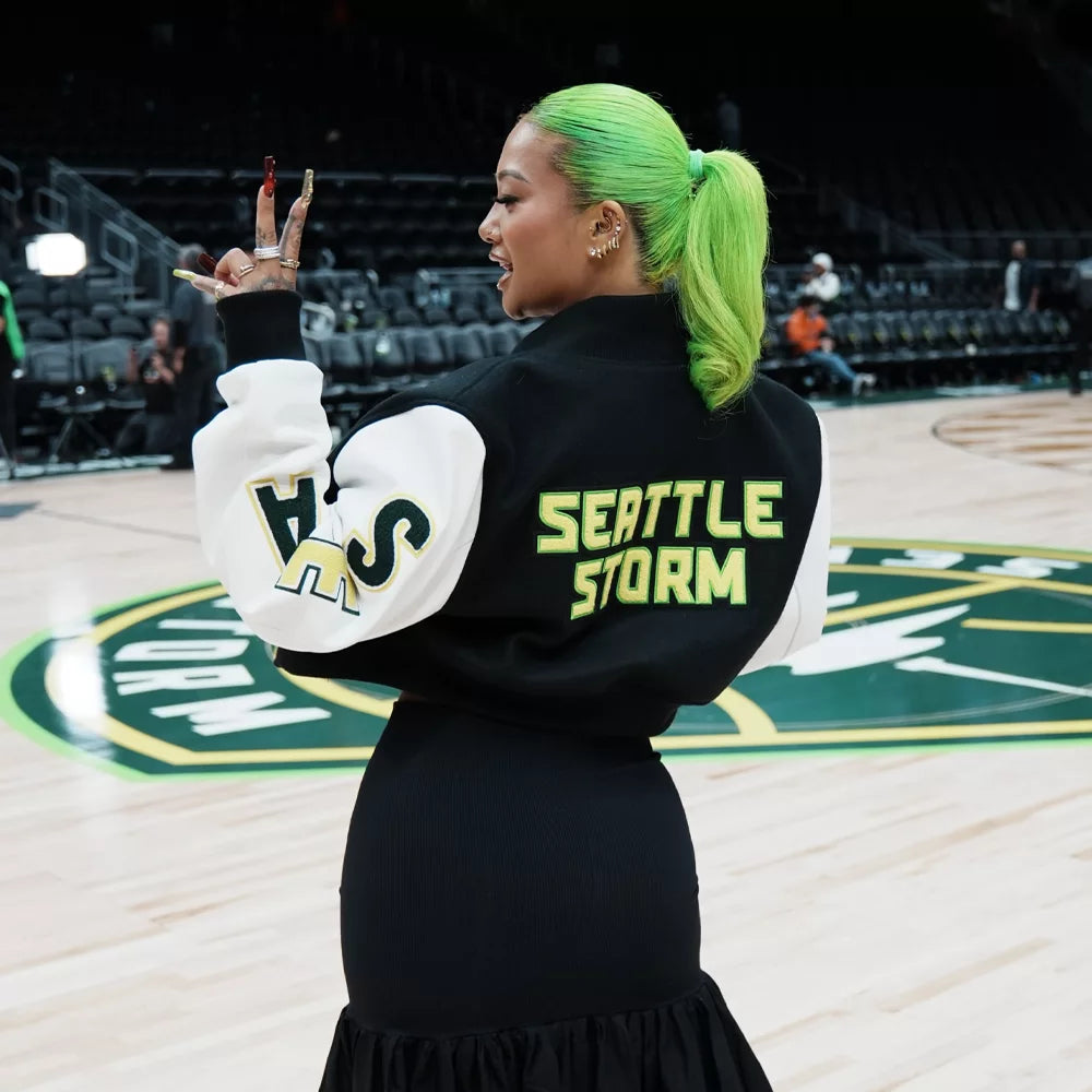 Kayce Kirihara Seattle Storm Cropped Jacket
