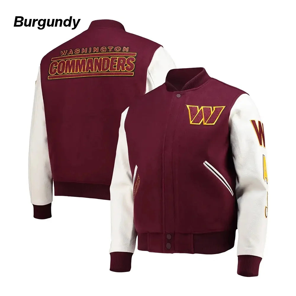 Washington Commanders Letterman Jacket