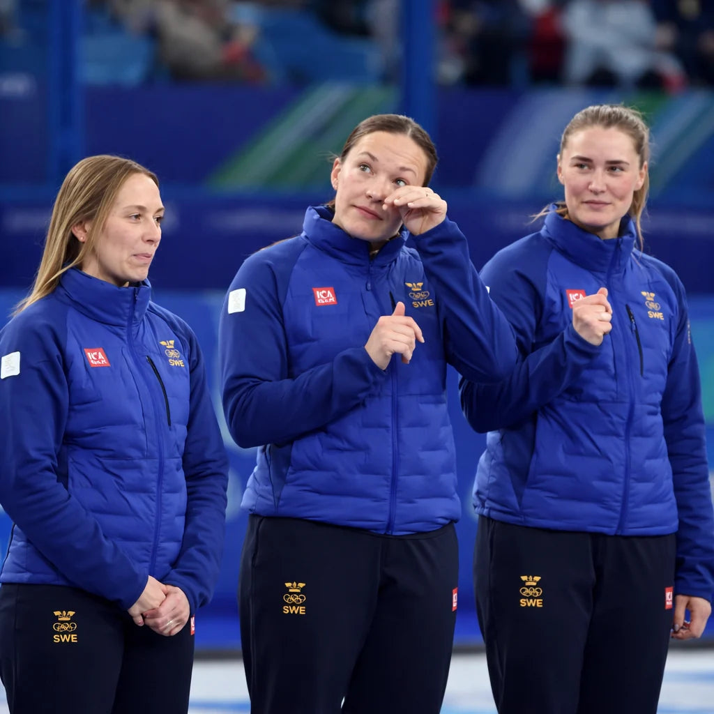 Curling Opening Ceremony 2026 Blue Jacket