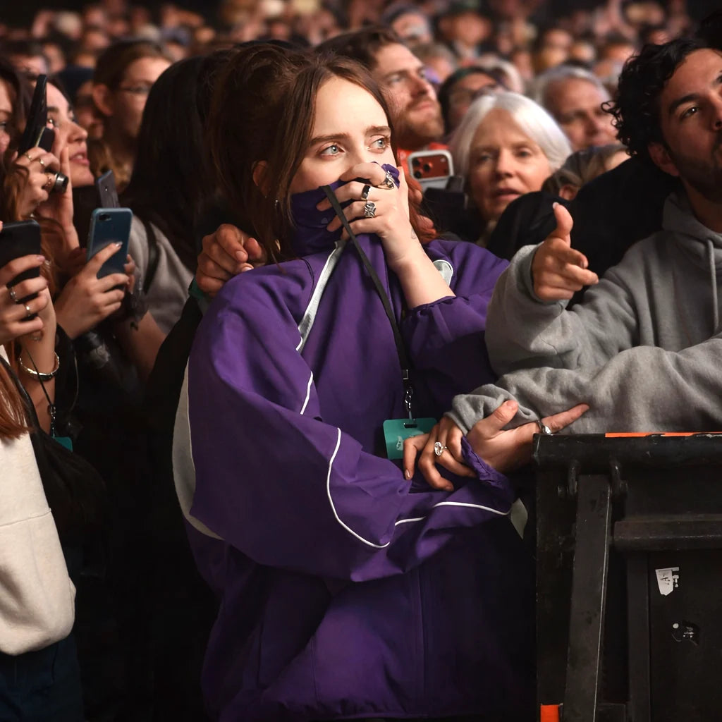 Coachella Billie Eilish Purple Jacket