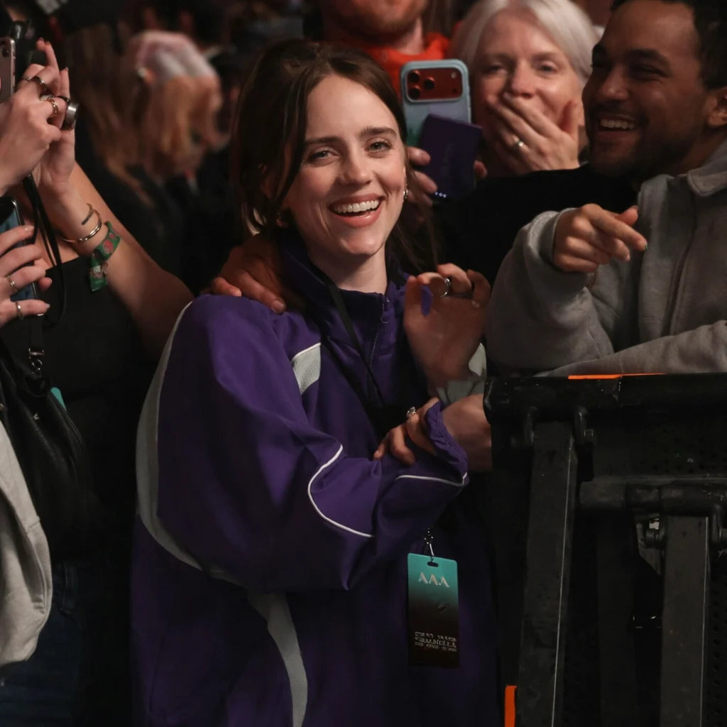 Coachella Billie Eilish Purple Jacket